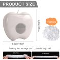thumbnail image 4 of 71Nmly Plastic Wrap Storage Box,with100 Pcs Fresh Keeping Bags,Multi-functional Wall-Mounted Cling Film Dispenser (Grey), 4 of 5