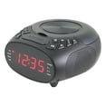 thumbnail image 4 of GPX Dual-Alarm CD/FM Clock Radio with 0.9-In. LED Display, Black, CC318BPT, 4 of 4
