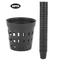 thumbnail image 1 of Cesta para plantar agua de acuario, 30 piezas de plástico negro, cesta para cultivar plantas de agua para acuario, cesta para plantar peceras, diseño elevado, 1 of 8