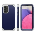 thumbnail image 3 of for Samsung Galaxy A52 5G Case, 3 in 1 Heavy Duty Rugged Hybrid Anti Slip Shockproof Hard PC Cover Soft Silicone Bumper Non-Slip Protective Phone Case Cover for Samsung Galaxy A52 5G,Darkblue, 3 of 7