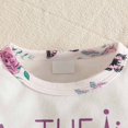 thumbnail image 4 of enyan Baby Girl Clothes Outfits Newborn Fall Cute Ruffle Sleeve Shirt Floral Pant+Headband 3Pcs Infant Girl Winter Clothing Set White，3-6 Months, 4 of 7