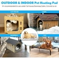 thumbnail image 5 of Outdoor Heated Pet Bed with Waterproof Cover,Pet Heating Pads for Dog,Soft Electric Blanket Auto Temperature Control,Heating Mat for Dog House Cabin Cot Doorway,Rescue Cats, 5 of 8