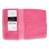 Mainstays Basic 27  x 52  Bright Pink Bath Towel, 1 Each