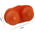 thumbnail image 4 of Portable Carry Eggs Container Holder Storage Box Case Folding for Outdoor Camping (Orange), 4 of 5