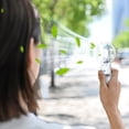 thumbnail image 3 of YCYHDS Handheld Double Mist Temperature Cutting Fan USB Rechargeable Desktop Mist Humidifying Fan Clearance Sales Today Deals Prime, 3 of 9