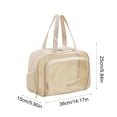 thumbnail image 3 of PVC Travel Storage Bag, Waterproof Two-Layer Fitness & Sports Bag, Dry & Wet Separation, Portable Cosmetic & Toiletry Bag for Outdoor & Travel, Large Opening Design for Easy Access, 3 of 6