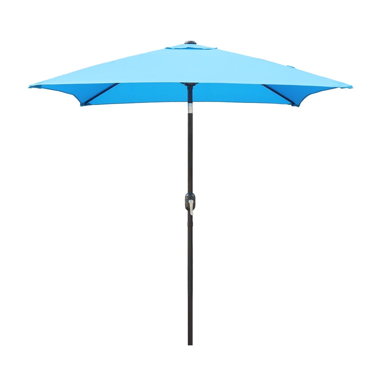 Abble 6.5ft Square Patio Umbrella, Push Button Tilt photo 1