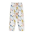 thumbnail image 5 of Goofa Geometric Spots Printed Soft Pajama Pants for Women, Wide Leg Comfy Casual Lounge Yoga Pants-Small, 5 of 9