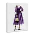 thumbnail image 3 of Stupell Industries Art Deco Glam Purple Gown Canvas Art, 30 x 40, by Amanda Greenwood, 3 of 8