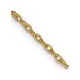 thumbnail image 3 of Auriga Fine Jewelry 18k Yellow Gold 1.3mm Rope Chain Necklace 20inch for Women, 3 of 6