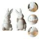 thumbnail image 2 of piezas de decoración de conejos de Pascua, cerámica artesanal, figuras de conejo, adornos de escritorio, 2 of 6