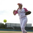 thumbnail image 3 of Champion Sports SB47NF 12 Po. Housse en Cuir Poly Softball, Jaune Optique & Rouge, 3 of 5