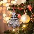 thumbnail image 4 of Decoración navideña, adornos navideños, regalos navideños, palabras de deseo, árbol de Navidad, decoración de metal, colgante, escena navideña, decoración de ambiente, colgante, colgantes, 4 of 9