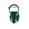 thumbnail image 2 of BLISSFUL STEP Sandales Slingback à Plateforme à Talon Épais à Bride pour Femmes, 2 of 7