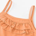 thumbnail image 5 of TOWED22 Girls Dance Tank Tops Toddler Racerback Sleeveless Top Girl Undershirts for Ballet Gymnastics(Orange,3-4 Y), 5 of 9