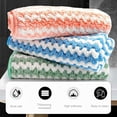thumbnail image 5 of 9 Pieces Microfiber Cleaning Cloth Ultra Absorbent Kitchen Household Cleaning Cloth Washable Microfiber Wipes Kitchen Home Bathroom Office Colorful, 5 of 5