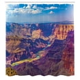 thumbnail image 3 of Ambesonne American Shower Curtain, Grand Canyon Sunrise, 69"Wx84"L, Blue Tan, 3 of 5