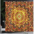 thumbnail image 4 of Ambesonne Vintage Shower Curtain, Celtic Motif Victorian, 69"Wx84"L, Red Yellow, 4 of 5