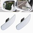 thumbnail image 3 of Black Espejo retrovisor para parabrisas de coche, espejo retrovisor transparente giratorio 360, 2 uds., 3 of 5
