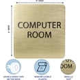 All Quality Basic Electrical Room Sign - Clear & Functional Design | Durable Construction | Building Safety - Lt Gray - Small (10 Pack