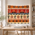 thumbnail image 5 of Southwestern Tribal in Layered Bands, Nostalgic Rustic for Boho Decor Lovers, Horizontal Wall Art, Housewarming Gift, Tapestry Wall Hanging for Living Room and Den, 5 of 7