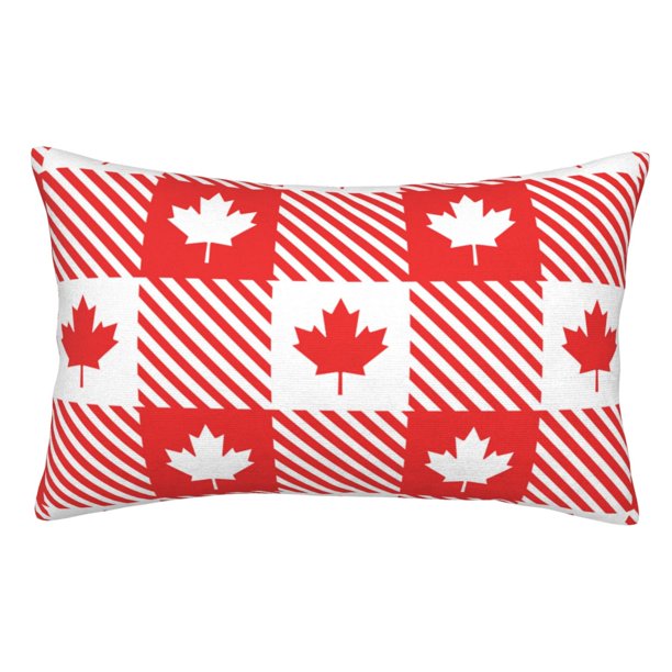 Balery Maple Leaves1 Funda de Cojín Estampada, Regalos para Mujeres, Regalos de Amor para Ella, Regalos para Novia o Esposa, Funda de Almohada-16"x24"