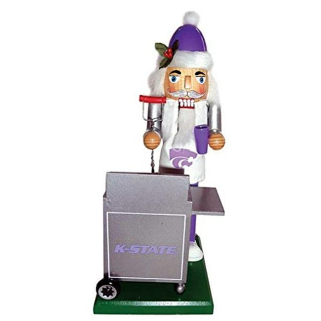 Santas Workshop KSW060 12 in. Kansas State Tailgating Nutcracker