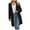 Black, variant on Lindreshi Cardigan Sweaters for Women Lightweight Women's Fashion Top Cardigan Pocket Medium and Long Term Outwear Long Sleeve Coat