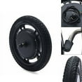 thumbnail image 5 of 48V 1000W Brushless Front Wheel Conversion Kit for Electric Motorcycle, 16''x2.5'' Wheel, Easy Installation, Up to 35 km/h Speed, 5 of 13