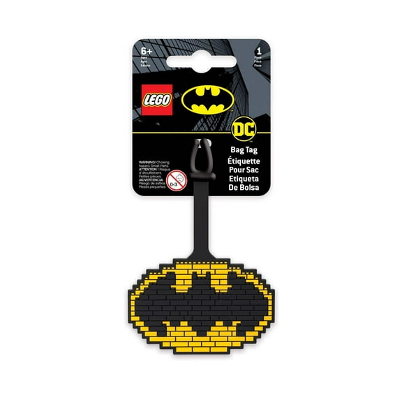 LEGO DC Silicone Bag Tag - Batman Logo (52815)