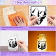 thumbnail image 4 of 24Pcs 24 Styles Mason Jar Decals Forest Animals Stickers Die Cuts Silhouettes Self-Adhesive PVC Waterproof Decal for Craft Scrapbook Lantern Jars Wall Windows Glass Decor Black 3.9x3.5Inch, 4 of 6
