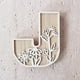 thumbnail image 1 of 26 Letras Para Decorar La Pared. Las Flores Se Pueden Pintar Sobre Madera. Letras Para Habitaciones Infantiles. Letras De Madera Para Manualidades. Letreros Con Nombres. Decoración Para Bodas Y Hoga, 1 of 2