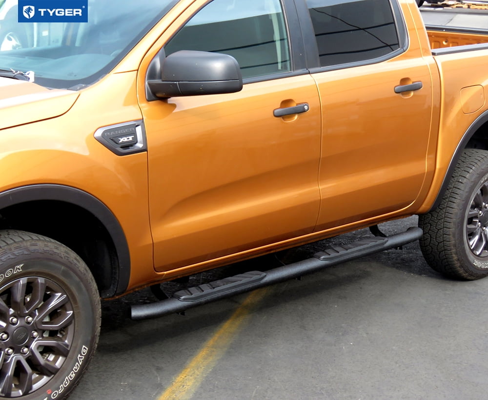 Tyger Auto 3.5" Rider Running Boards Compatible with 2019-2026 Ford Ranger | Supercrew Cab | TG-SS2F35148 | Side Step Rail Nerf Bars