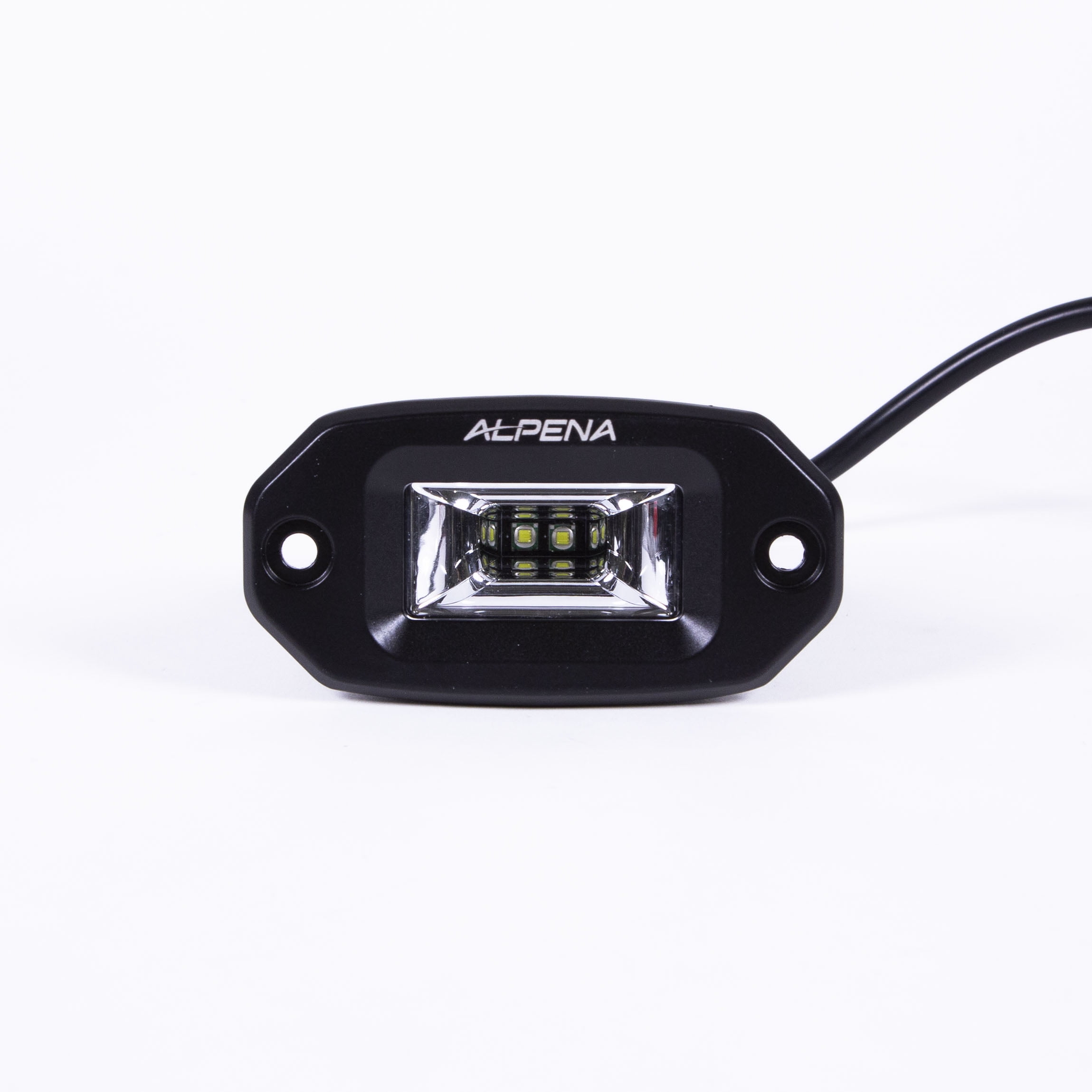 Alpena White Led TrailLite Flush Mount 12V LED Spotlight, Model 77711, Universal Make for Cars, Trucks, SUVs