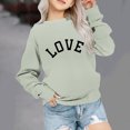 thumbnail image 7 of breaise Girls and Boys Crewneck Sweatshirts Cute Love Letter Print Sweatshirt Loose Long Sleeve Graphic Pullover for Kids Boy Girls, 7 of 7