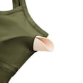 thumbnail image 7 of WUXIAN Tank Tops For Women Solid Color Sleeveless Spaghetti Strap Summer Square Collar Casual Slim Fit Tight Relaxed Yoga Dance Camisole Soft Breathable Cozy Layered Stylish Cami,Army Green,L, 7 of 7