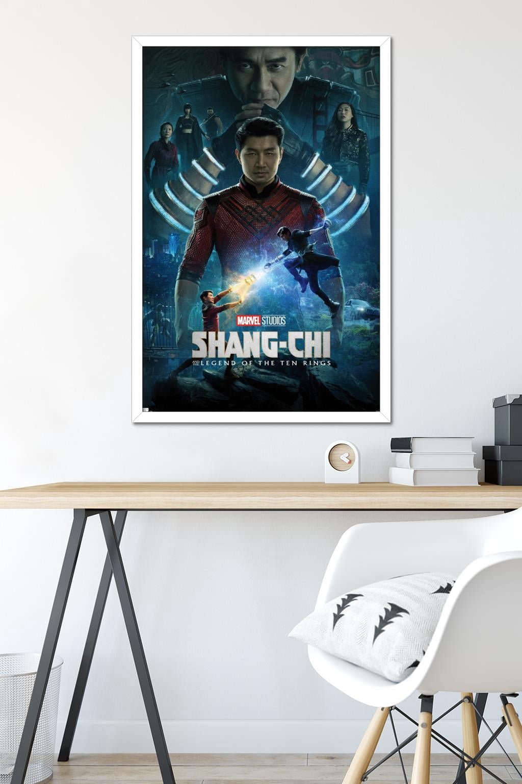 Marvel Shang-Chi and the Legend of the Ten Rings - Official One Sheet Wall Poster, 22.375" x 34", Framed