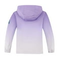 thumbnail image 4 of Mercatoo Girls Cute Gradient Color 𝗪aterproof Jackets Fleece Lined Winter Hooded Coats Youth Kids Zipper Pockets Warm Outwear, 4 of 6