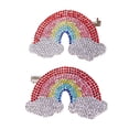 thumbnail image 1 of KAKOWELY 2 pinzas para el pelo con diseño de nube de arcoíris, adorables pasadores para el pelo, accesorios de moda para niñas pequeñas., 1 of 5
