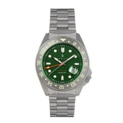 Nautis Global Dive Rubber-Strap Watch W/Date - Forest Green
