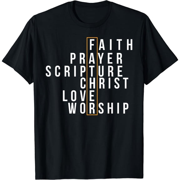 Religious Dad Christian Believer Fatherhood Fathers Day T-Shirt