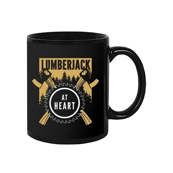 Lumberjack At Heart Mug - Smartprints Designs,