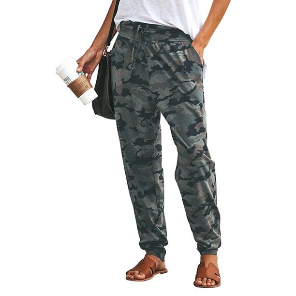 army camo joggers