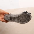 thumbnail image 6 of HOWPAY Summer Sandals Women on Closed Toe Hollow out Non- Clear Jelly Shoes Casual Lightweight Beach Vacation Ballet Flats Black 39, 6 of 9