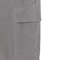 thumbnail image 7 of Yaoyar Men's Casual Solid Color Cargo Pants Elastic Waistband Straight Leg Comfortable Fit for Daily Work Wear Long Trousers,XXL,Dark Gray, 7 of 7