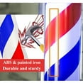thumbnail image 6 of 32 inch Barber Pole Light Red/White/Blue Stripes Rotating Metal Barbershop Salon, 6 of 12