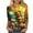 Multicolor#20, variant on VBTAPA 3/4 Sleeve Tops for Women Bee Printed Crewneck T Shirts Loose Fit Three Quarter Length Tunic Blouses on Sale Multicolor XXXXXL