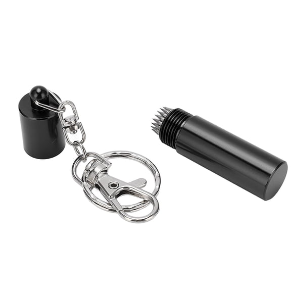 Gaine pour Embout de Queue de Piscine, Outil de Gaine pour Embout de Queue de Billard Snooker 2.3x0.6 Po Gaine pour Embout de Queue avec Porte-Clés pour Perforer Continuellement la Surface de la Peau Tête