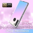 thumbnail image 4 of Samsung Galaxy A21 Case, KAESAR Hybrid Bling Glitter Sparkle Laser White Ultra Transparent Fashion Cute Colorful Skin Cover Shockproof Case for Samsung Galaxy A21, 4 of 4