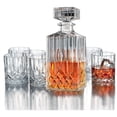 thumbnail image 1 of Vasos y Jarra de Whisky, Botella de Whisky Set para Scotch, Bourbon, Decantador y 6 Copas de Whiskey, Regalo para Hombre, Juego de 7 Piezas, 1 of 4